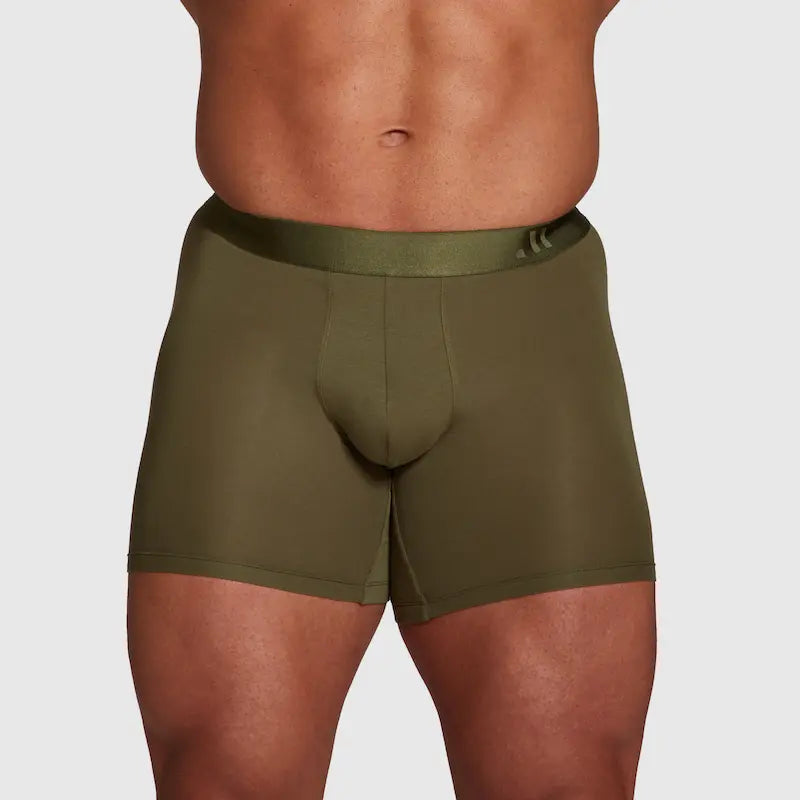 ALPHX Comfort Class Boxer Brief - Athletic Fit - Moss Green | ALPHX.com Underwear ALPHX Alphx.com