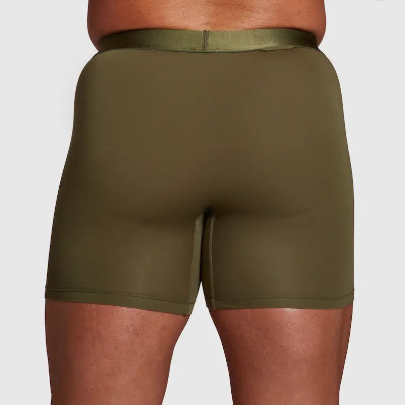 ALPHX Boxer Briefs Athletic Fit Moss Green – Extra Room More Comfort Underwear ALPHX Alphx.com