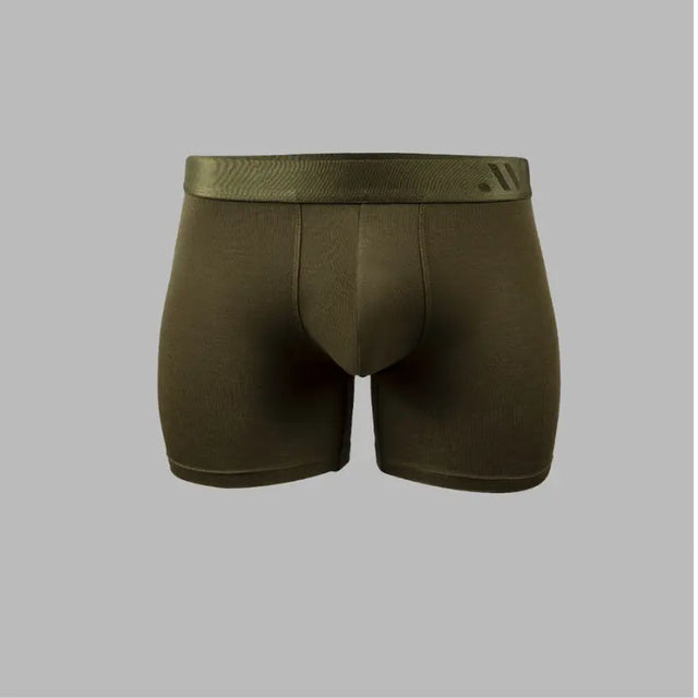 ALPHX Comfort Class Boxer Brief - Athletic Fit - Moss Green | ALPHX.com