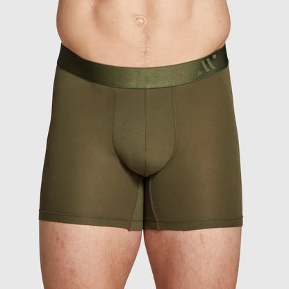 ALPHX Boxer Briefs Modern Fit Classic Moss Green – Timeless Comfort Underwear ALPHX Alphx.com