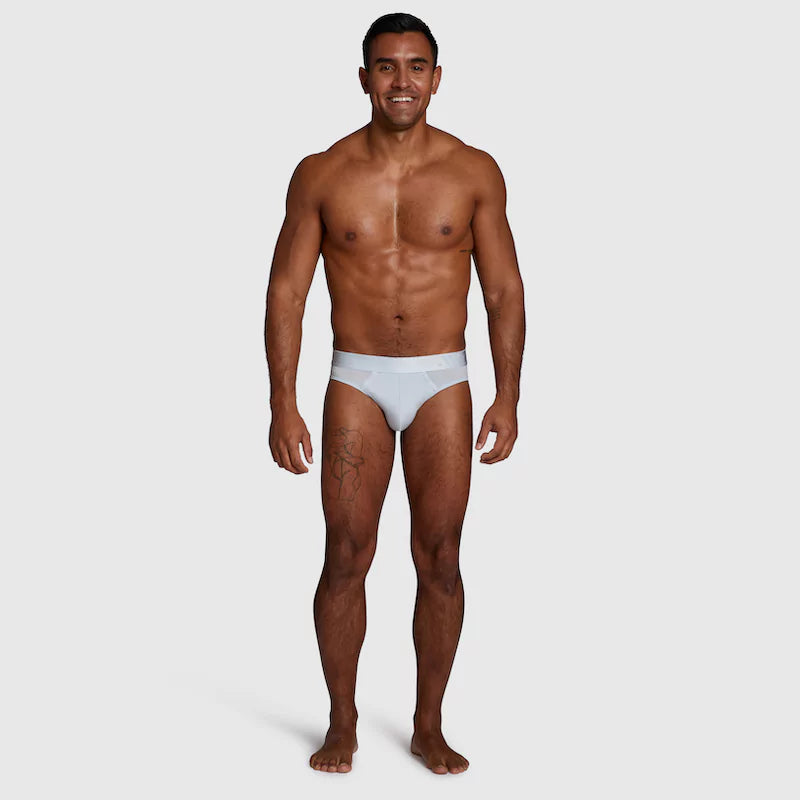 ALPHX Briefs Modern Fit Glacier Blue - Low Rise Full Coverage Underwear ALPHX Alphx.com