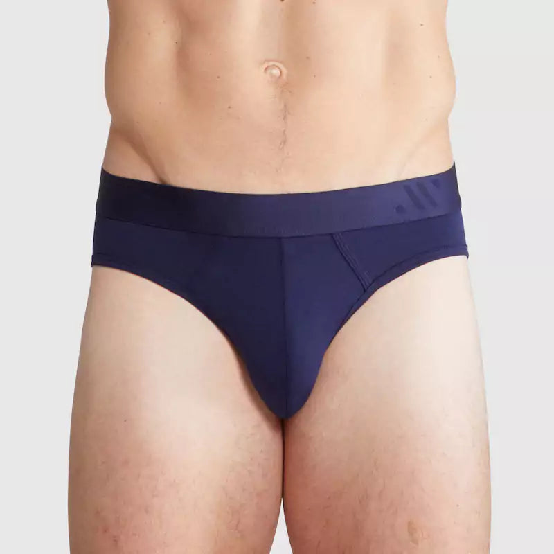 ALPHX Briefs Modern Fit Maritime Navy Blue - Low Rise Full Coverage Underwear ALPHX Alphx.com