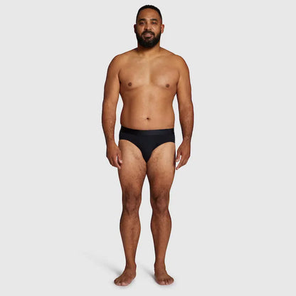 ALPHX Briefs Modern Fit Midnight Black- Low Rise Full Coverage Underwear ALPHX Alphx.com