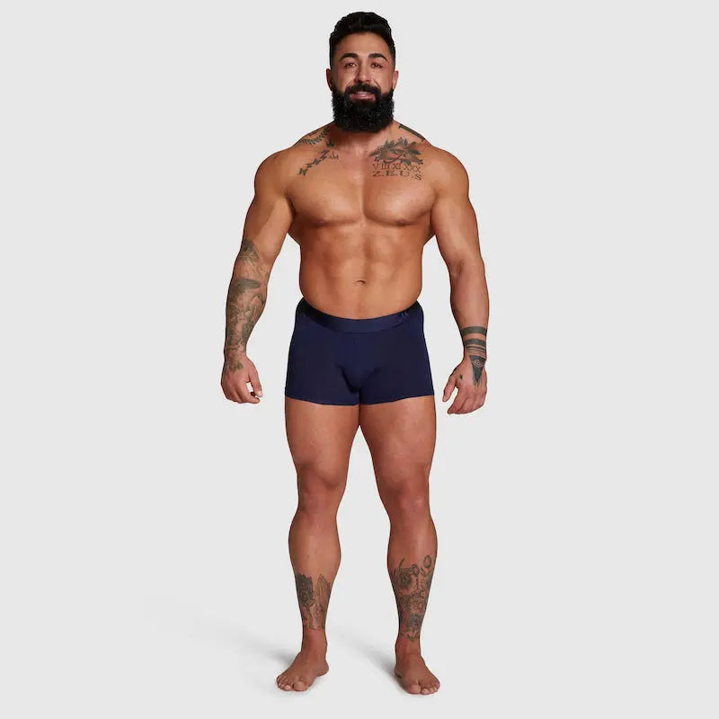 ALPHX Comfort Class Trunk - Athletic Fit - Maritime Navy Blue | ALPHX.com Underwear ALPHX Alphx.com