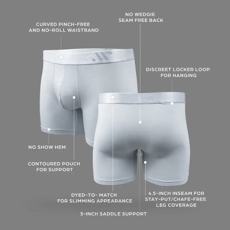 ALPHX Boxer Briefs Modern Fit Classic Glacier Blue – Subtle &amp; Sophisticated Underwear ALPHX Alphx.com