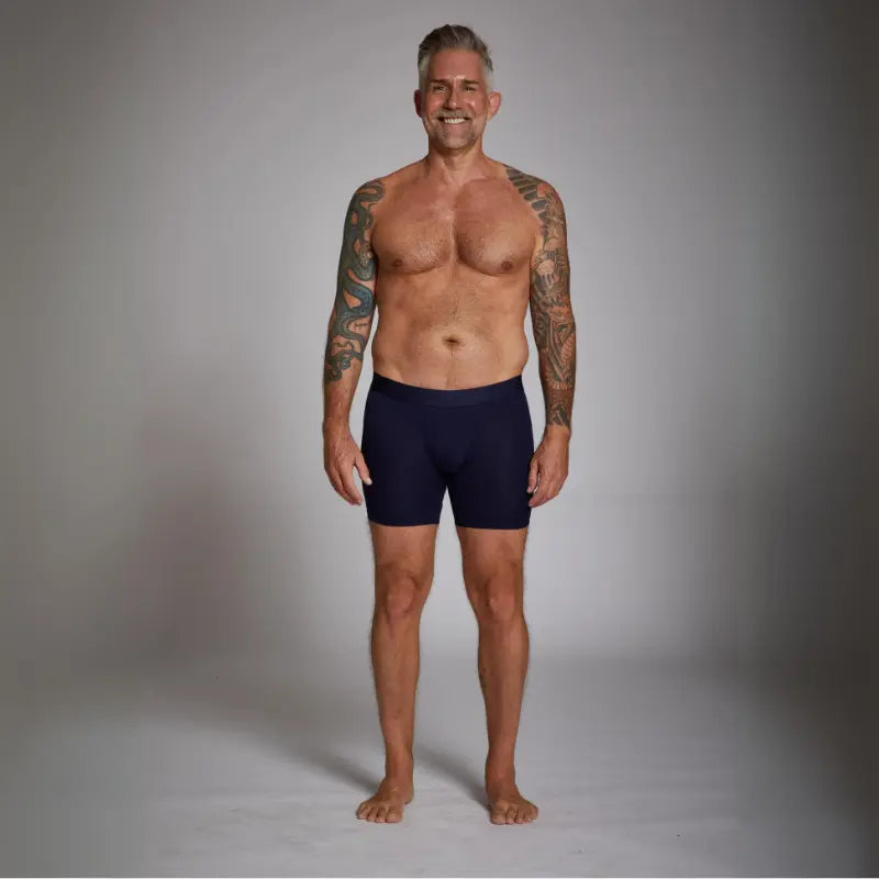 ALPHX Boxer Briefs Modern Fit Classic Maritime Navy – Deep &amp; Bold Underwear ALPHX Alphx.com