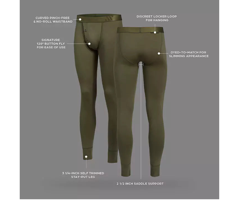 ALPHX Athletic Fit Union Pants Moss Green: Room to Move, Comfort to Last Underwear ALPHX Alphx.com