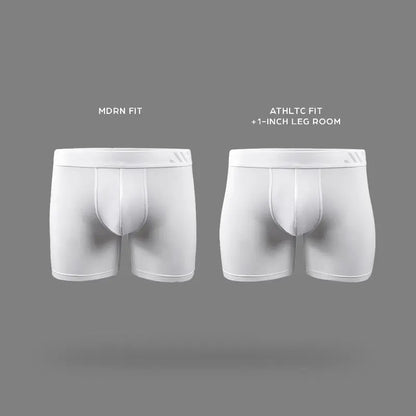 ALPHX Boxer Briefs Modern Fit Classic Frost White – Timeless Comfort Underwear ALPHX Alphx.com