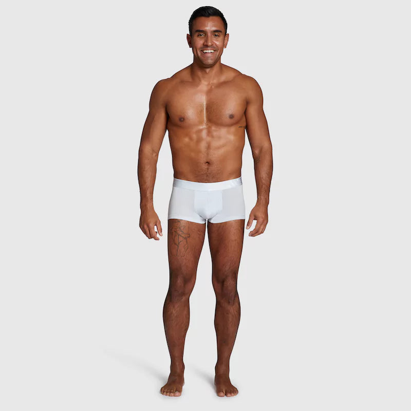 ALPHX Comfort Class Trunk - Modern Fit - Glacier Blue | ALPHX.com Underwear ALPHX Alphx.com