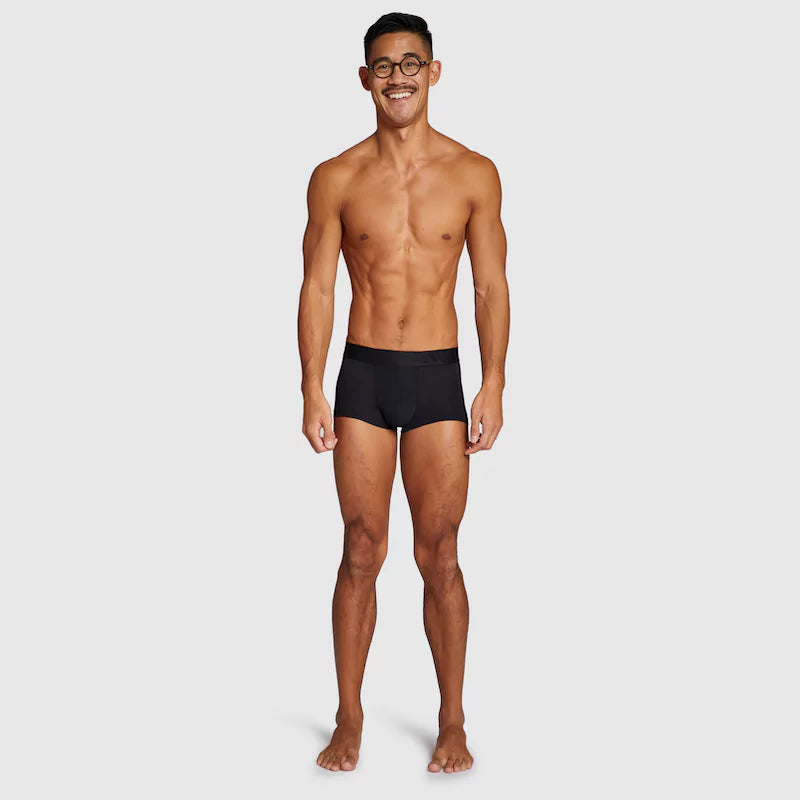 ALPHX Modern Fit Trunks –Midnight Black Support &amp; Comfort Redefined Underwear ALPHX Alphx.com