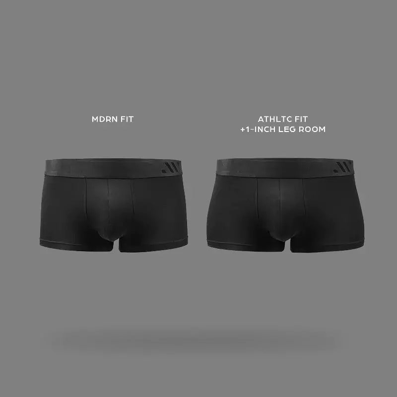 ALPHX Athletic Fit Trunks –Midnight Black Support &amp; Comfort Redefined Underwear ALPHX Alphx.com