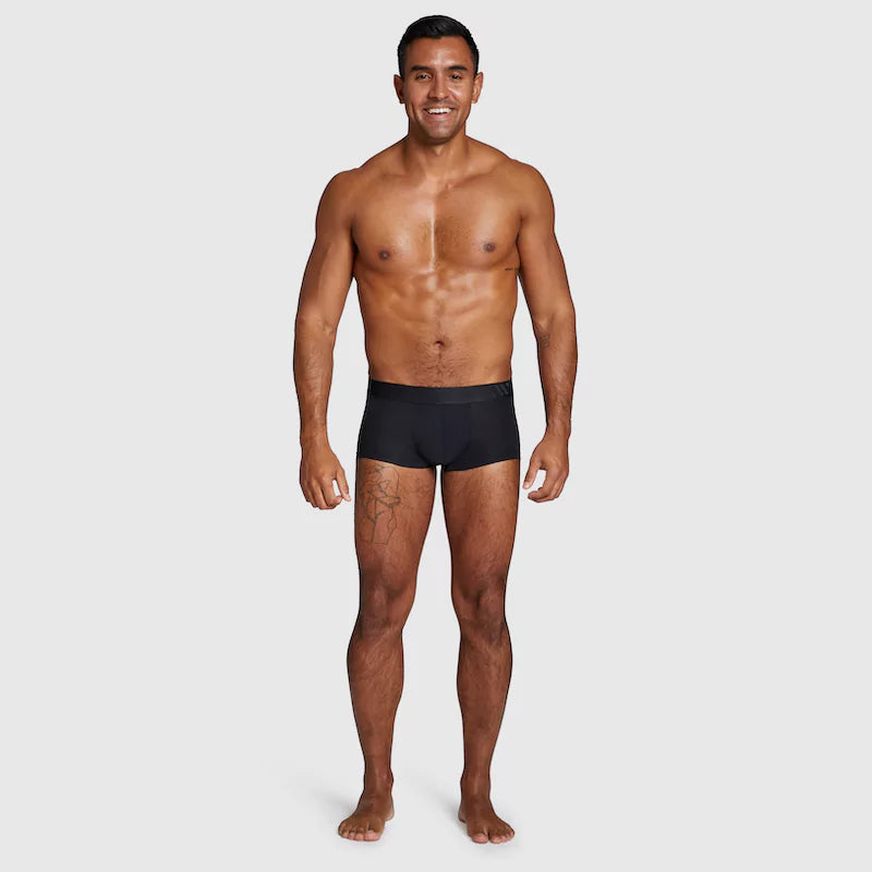 ALPHX Modern Fit Trunks –Midnight Black Support &amp; Comfort Redefined Underwear ALPHX Alphx.com