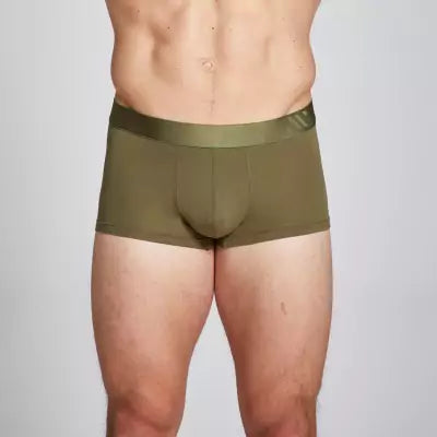 ALPHX Comfort Class Trunk - Modern Fit - Moss Green | ALPHX.com Underwear ALPHX Alphx.com