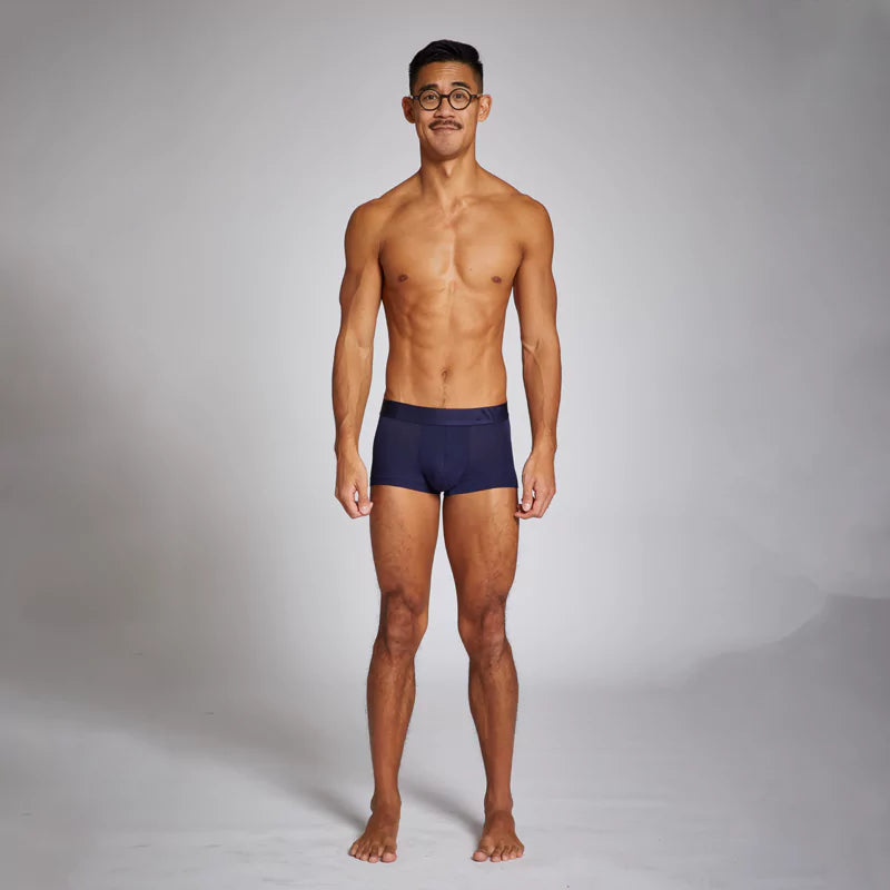 ALPHX Comfort Class Trunk - Modern Fit - Maritime Navy Blue | ALPHX.com Underwear ALPHX Alphx.com