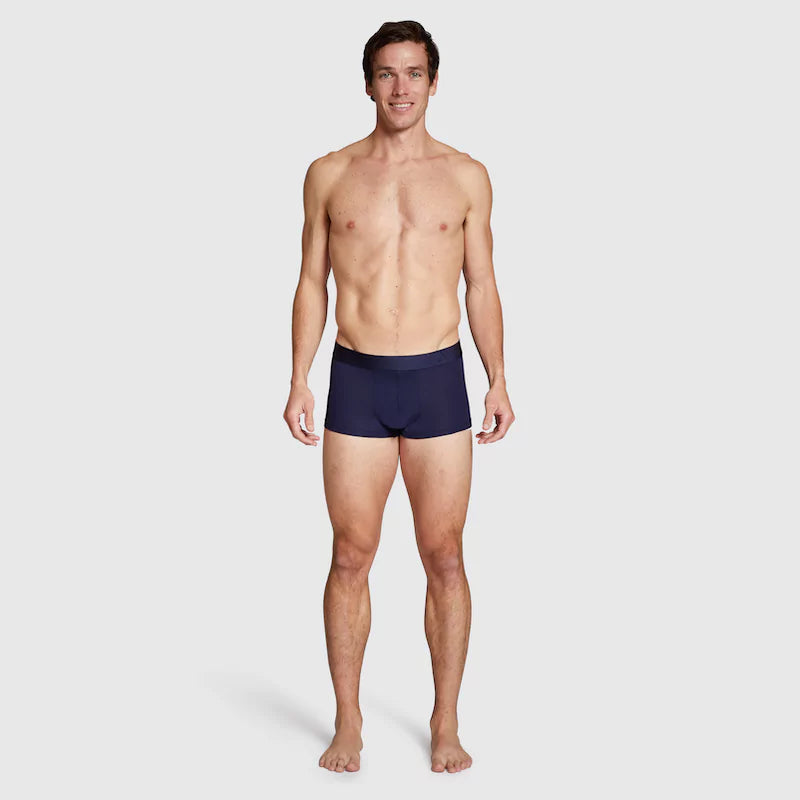 ALPHX Comfort Class Trunk - Modern Fit - Maritime Navy Blue | ALPHX.com Underwear ALPHX Alphx.com