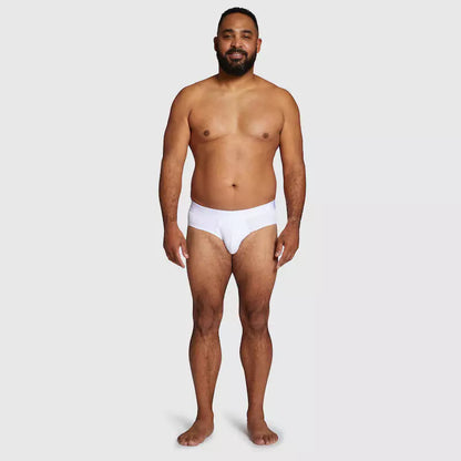 ALPHX Comfort Class Brief - Modern Fit - Frost White | ALPHX.com Underwear ALPHX Alphx.com