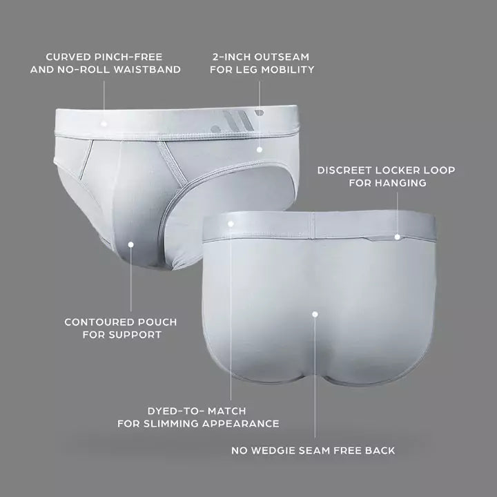 ALPHX Comfort Class Brief - Modern Fit - Glacier Blue | ALPHX.com Underwear ALPHX Alphx.com