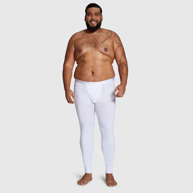 ALPHX Union Pants – Frost White Modern Fit for a Sleek, Bulk-Free Feel Underwear ALPHX 2XL Alphx.com