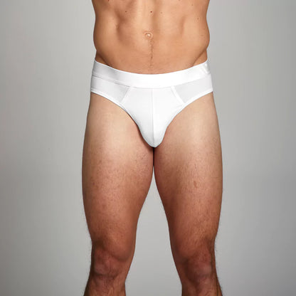 ALPHX Briefs Modern Fit Frost White- Low Rise Full Coverage Underwear ALPHX Alphx.com