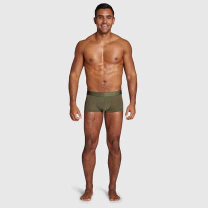 ALPHX Comfort Class Trunk - Modern Fit - Moss Green | ALPHX.com Underwear ALPHX Alphx.com