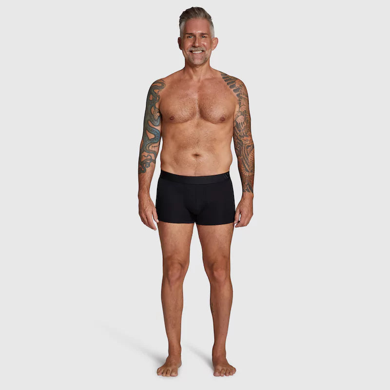 ALPHX Modern Fit Trunks –Midnight Black Support &amp; Comfort Redefined Underwear ALPHX Alphx.com