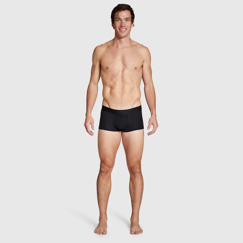 ALPHX Modern Fit Trunks –Midnight Black Support &amp; Comfort Redefined Underwear ALPHX Alphx.com