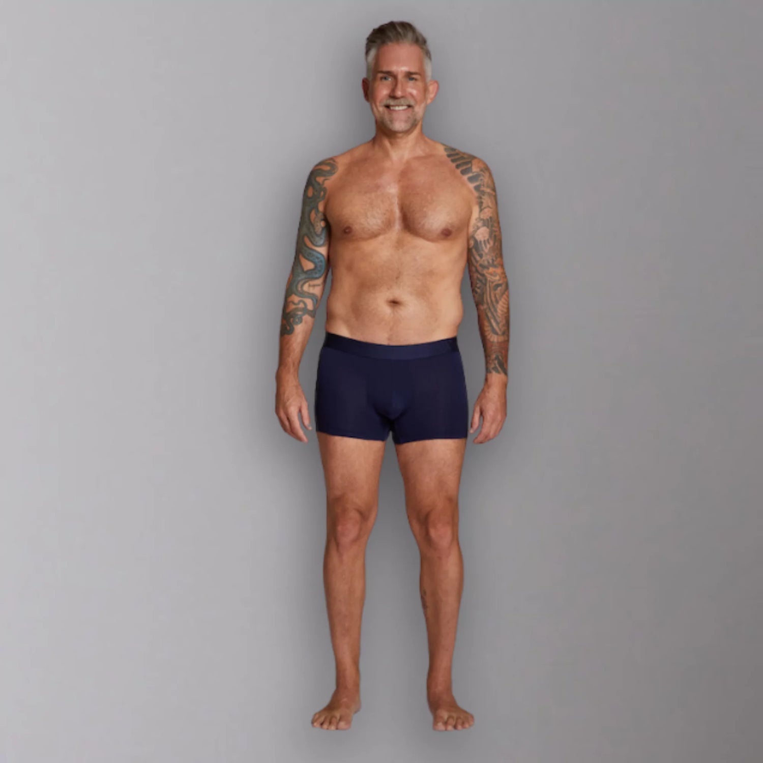 ALPHX Comfort Class Trunk - Modern Fit - Maritime Navy Blue | ALPHX.com Underwear ALPHX Alphx.com